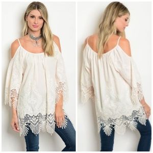 Light Pink Lace Blouse