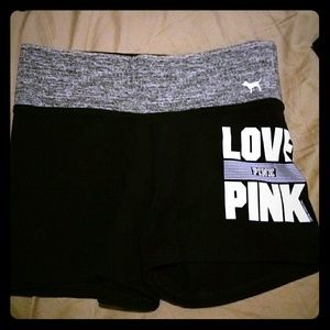 RESERVBrand New Pink Victorias Secret Yoga Shorts