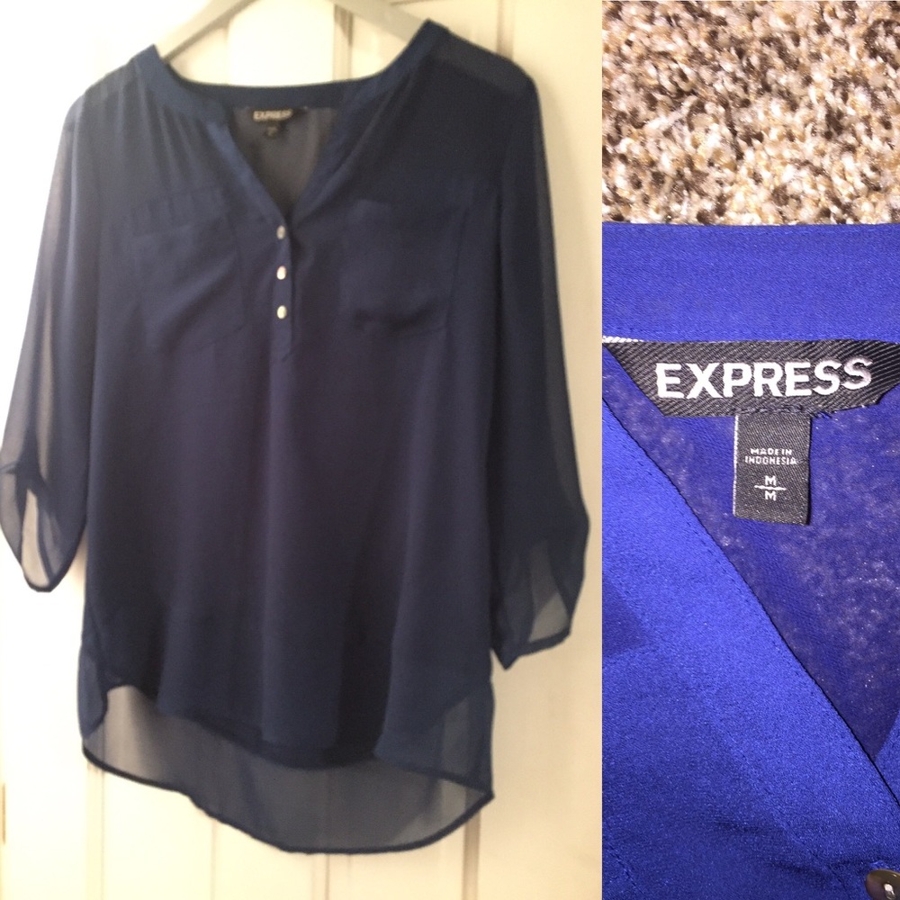Express top 3/4 sleeve