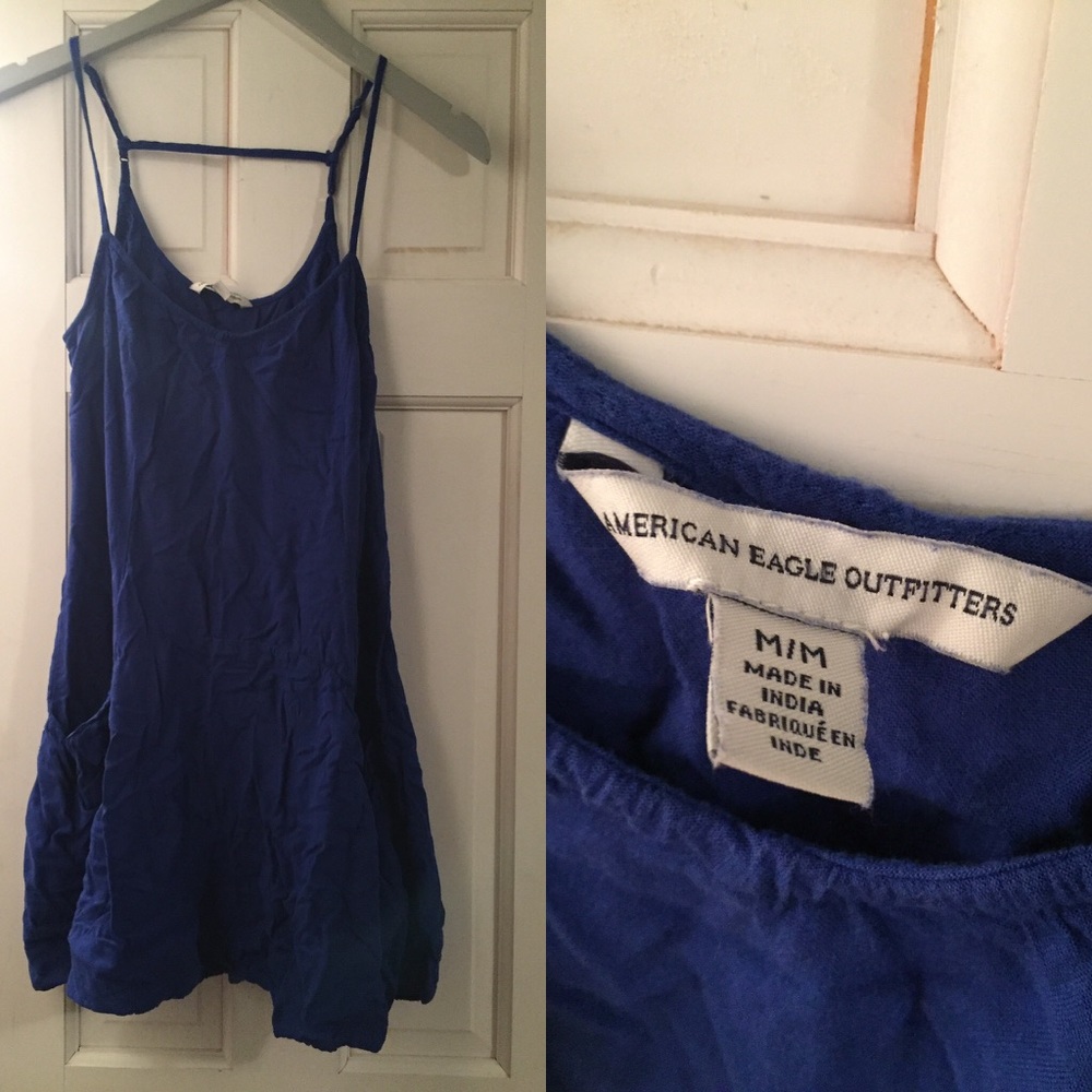 American eagle royal blue dress
