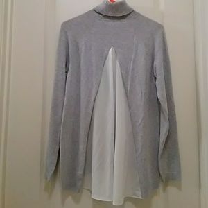 White House Black Market Grey Sweater