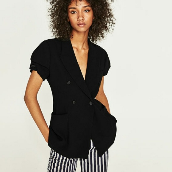 Zara short sleeve jacket clearance