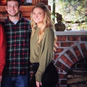 Free people Sweater olive green