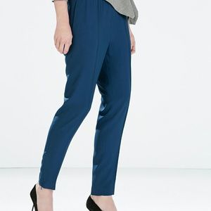 Zara Blue Slacks Sz M
