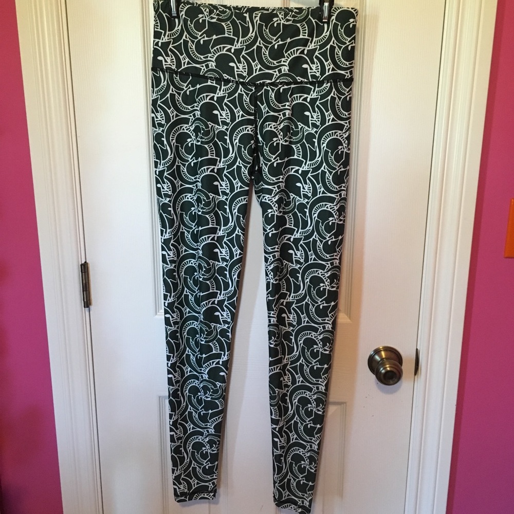 Spartan MSU Print Leggings