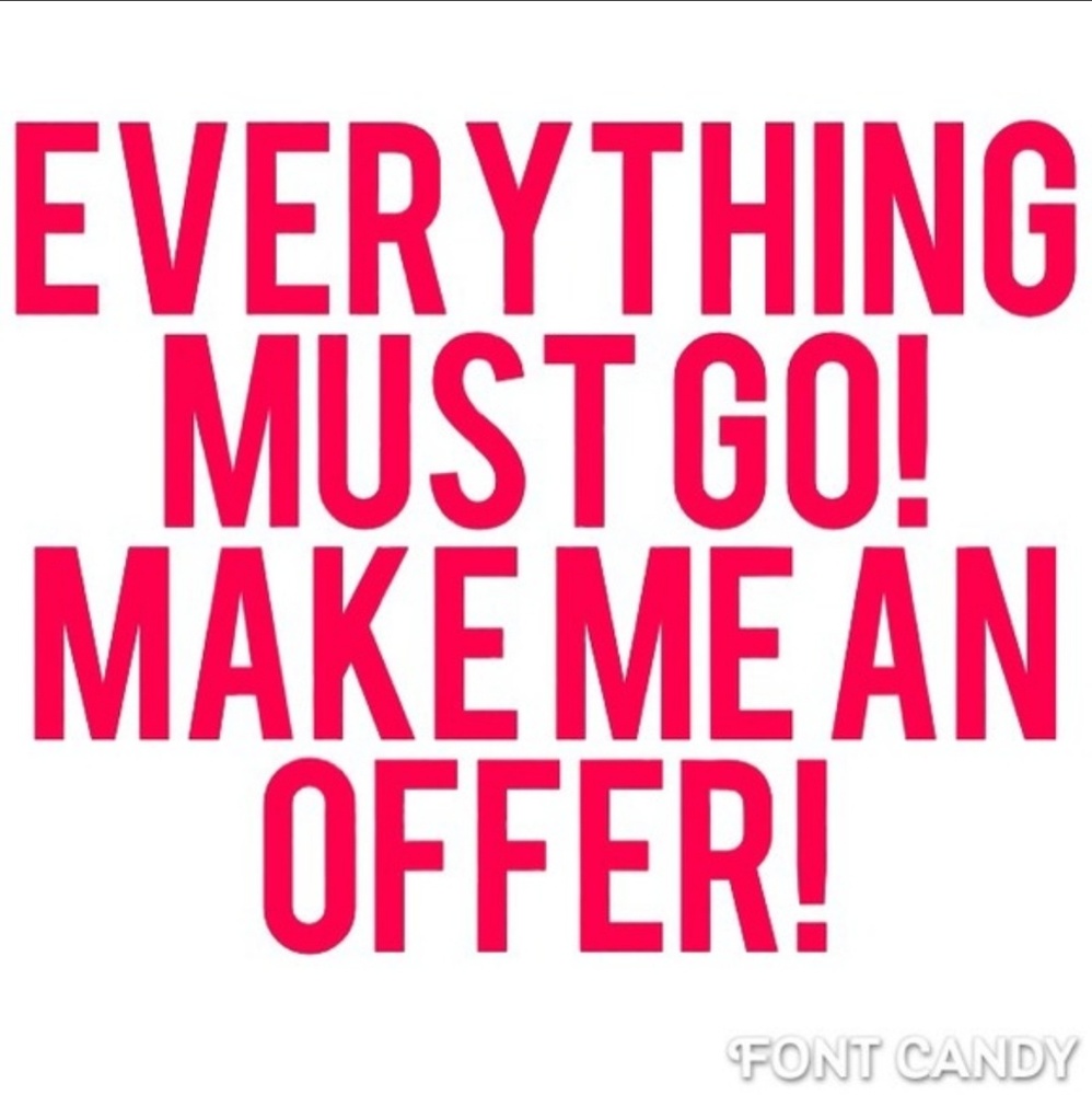 Make me an offer 😊