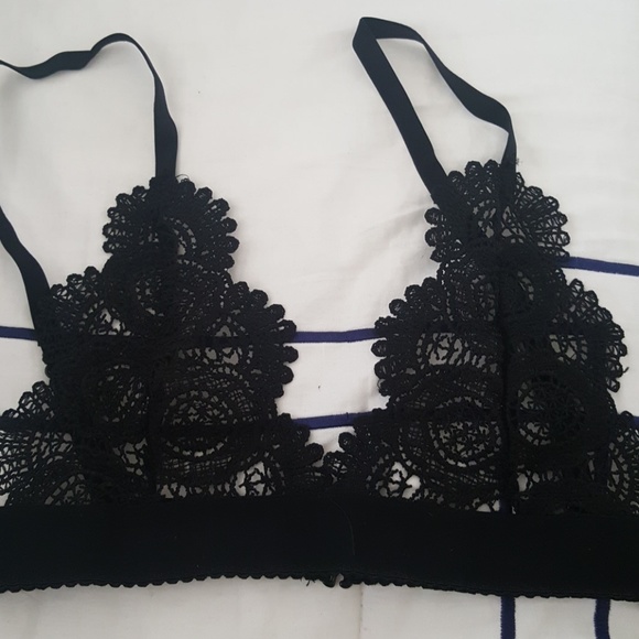 Sexy Women Lace Floral Bralette Bralet Bra - Picture 3 of 5
