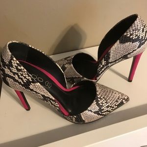 Aldo Sneakskin and pink heel shoes 👠
