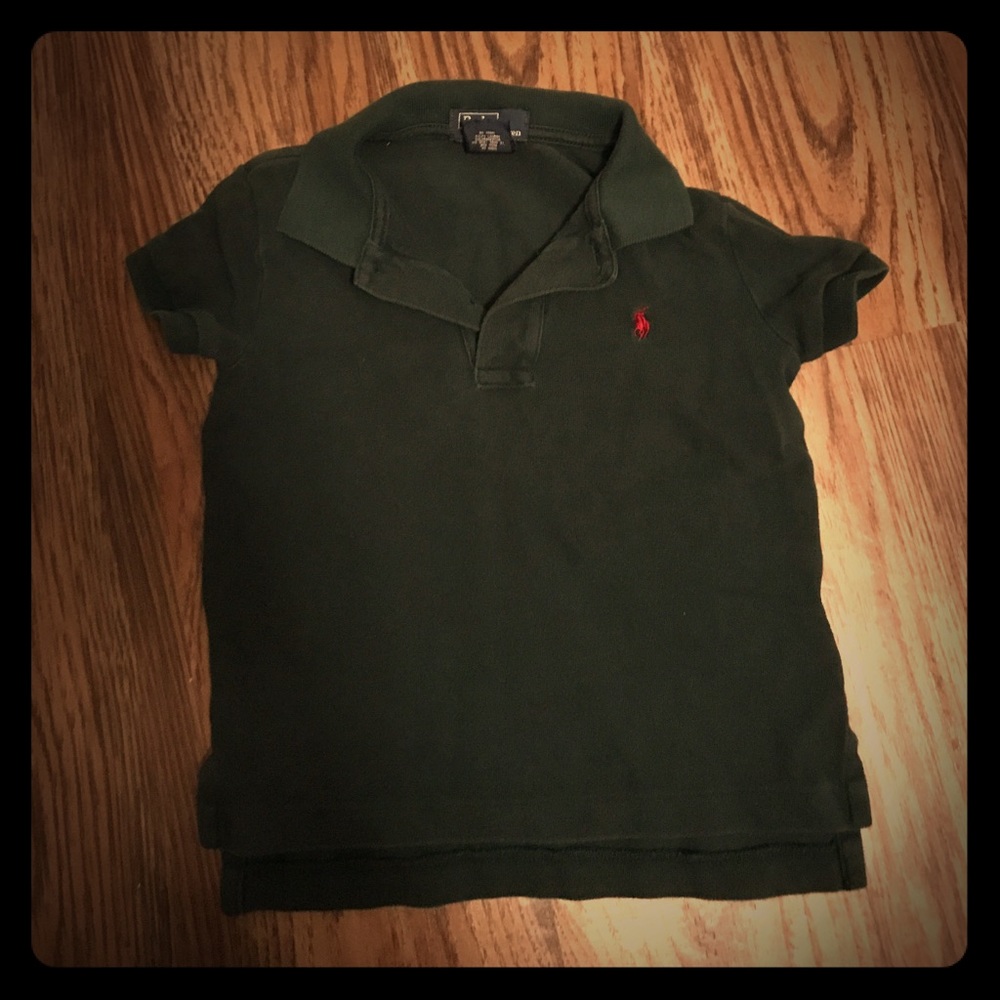 Hunter Green Boys Polo