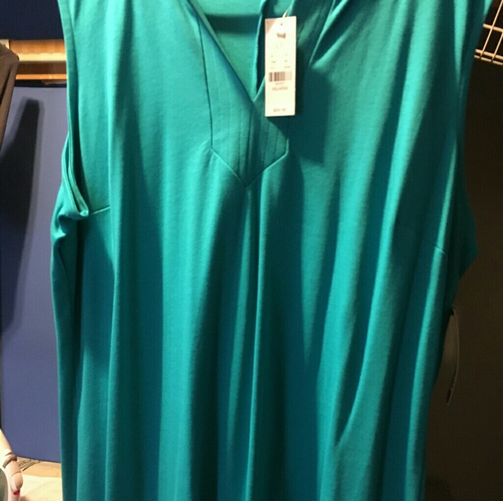 Blue long dress
