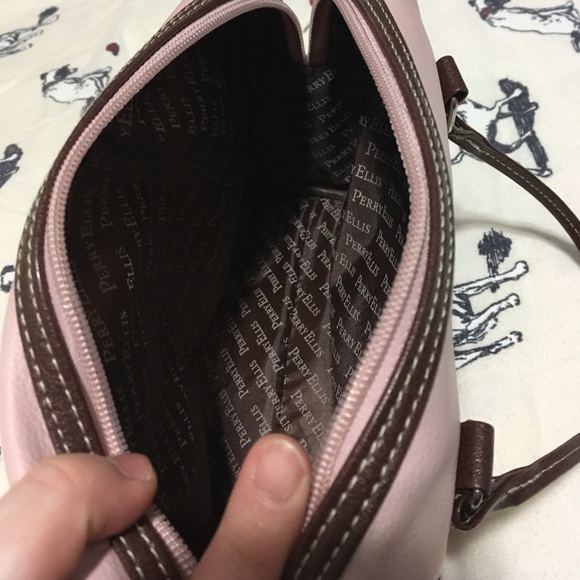 Perry Ellis Bag 💼 Pink and Brown - Picture 6 of 7