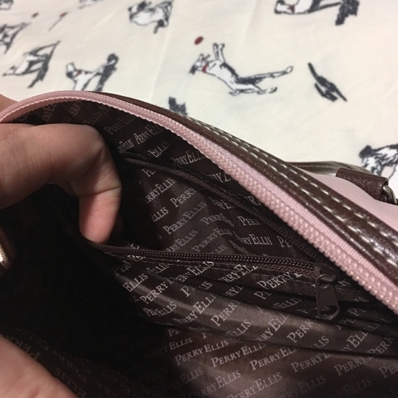 Perry Ellis Bag 💼 Pink and Brown - Picture 7 of 7