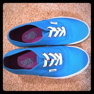 Blue and purple vans- like new!