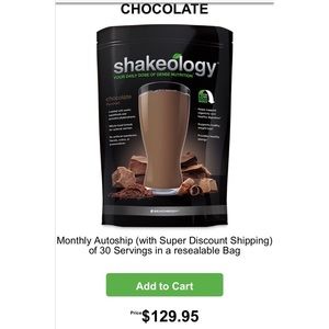 Shakeology chocolate