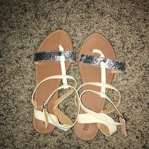 Sparkle Forever 21 sandals