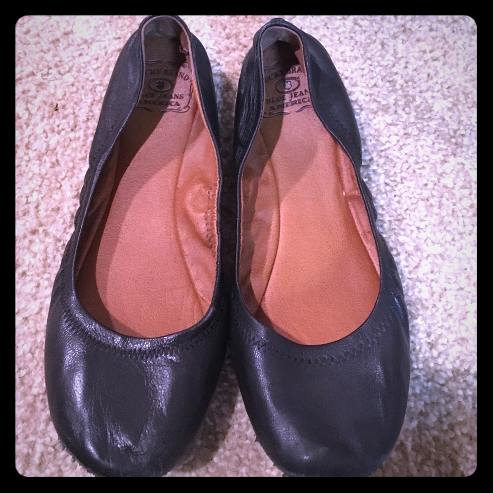Lucky Brand Emmie black flats