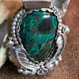 Navajo authentic Sterling silver and turquoise