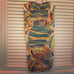 Banana Republic Trina Turk strapless dress