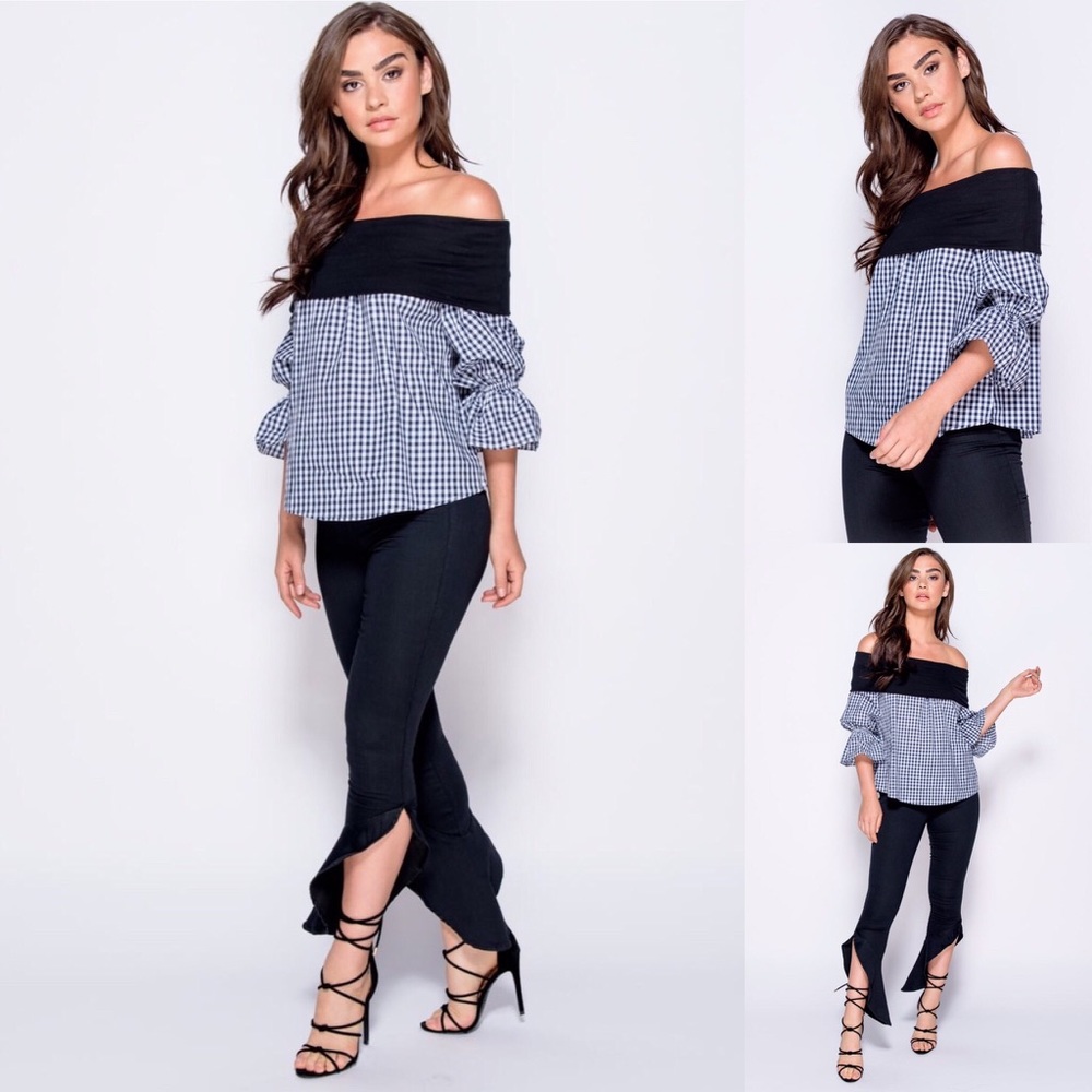 ◽️◾️◽️Gingham Top◽️◾️◽️