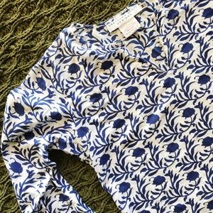 GRETCHEN SCOTT woman's Medium floral tunic shirt