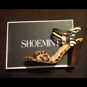 Sassy animal print sandal