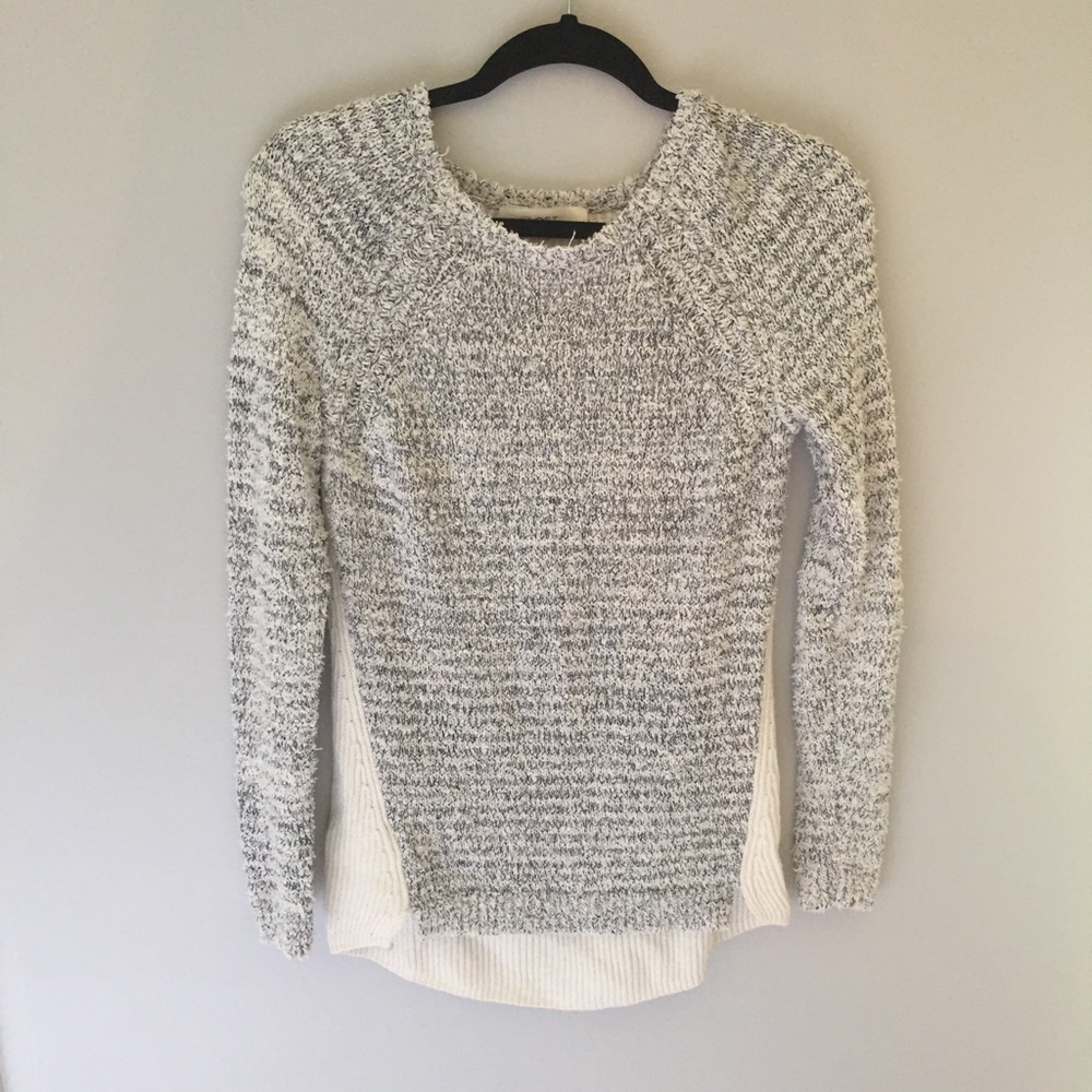 Ann Taylor Loft High Low Cable Knit Sweater
