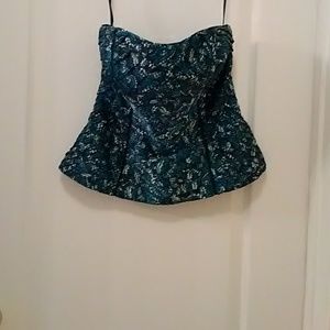 White House Black Market Butterfly Corsette