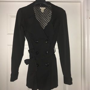 VERTIGO PARIS woman's trench coat belted small
