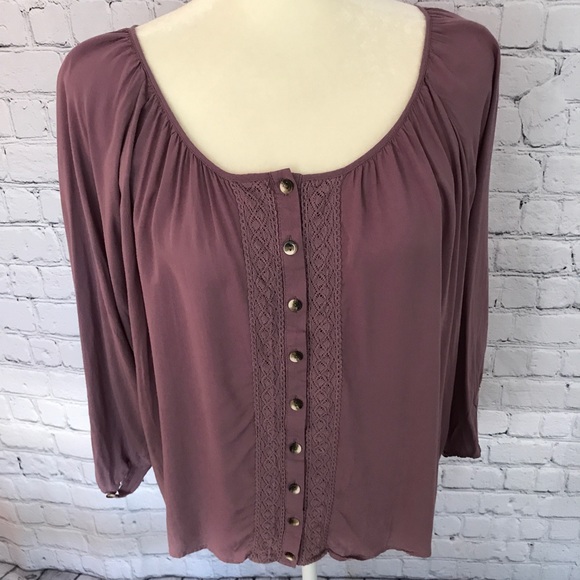 Spense women's Lilac 3/4 sleeve Blouse - Picture 2 of 6