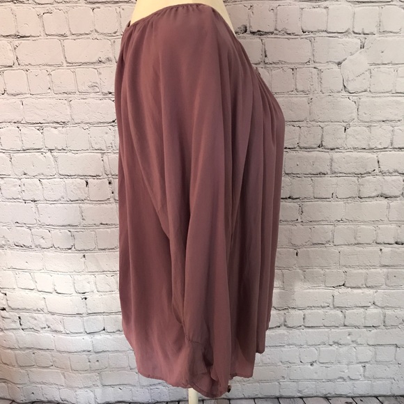 Spense women's Lilac 3/4 sleeve Blouse - Picture 4 of 6