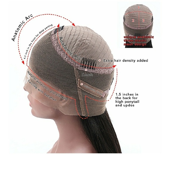 360 Lace Front Wig 18 inches main image 5