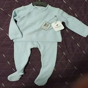 Brand new baby blue sweater outfit.