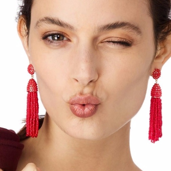 💕💝Yellow seed bead tassel earrings - Picture 2 of 7