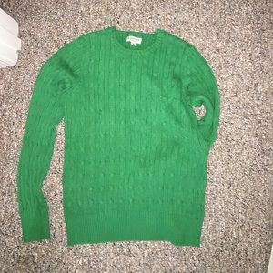Green sweater