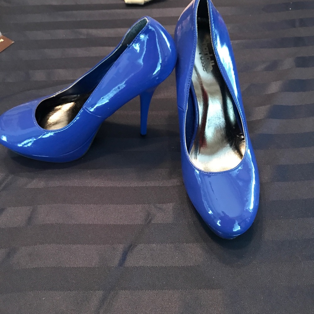 ✨Blue high heels☺️