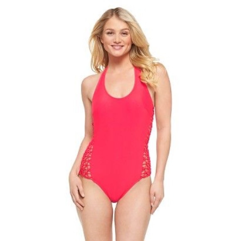 Xhilaration Macrame One Piece Swimsuit