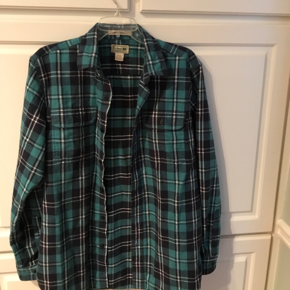 LL Bean men's flannel shirt