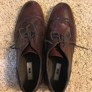 Ox Blood Wingtip Dress Shoes