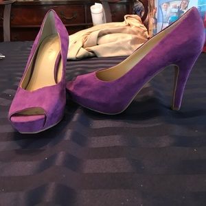✨Purple high heels☺️