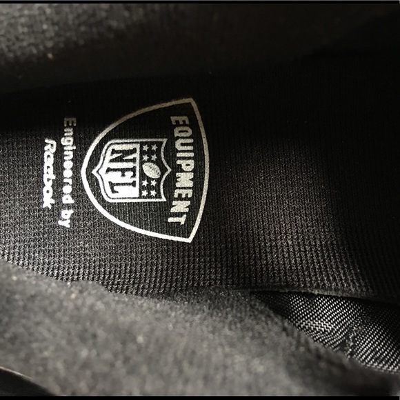 Men's REEBOK Black NFL Players Football Cleats - Picture 6 of 6