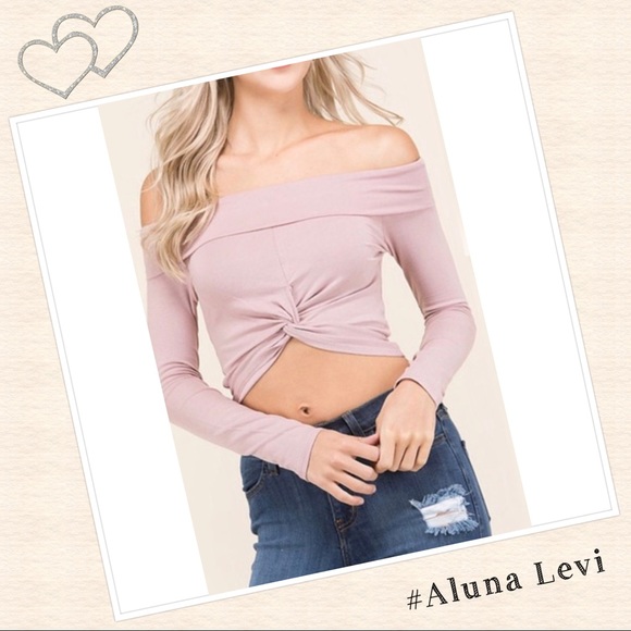 🌸Off Shoulder Knot Top - Picture 1 of 2