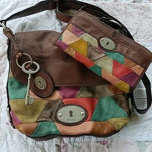 Fossil Satchel and wallet