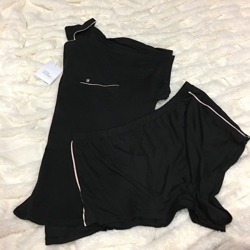 Victoria's Secret sz Small SET Sleep Shirt & Short - Picture 3 of 7