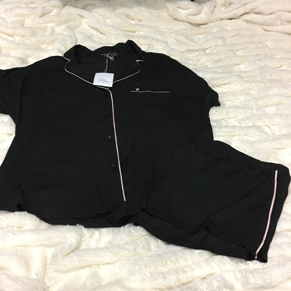 Victoria's Secret sz Small SET Sleep Shirt & Short - Picture 5 of 7