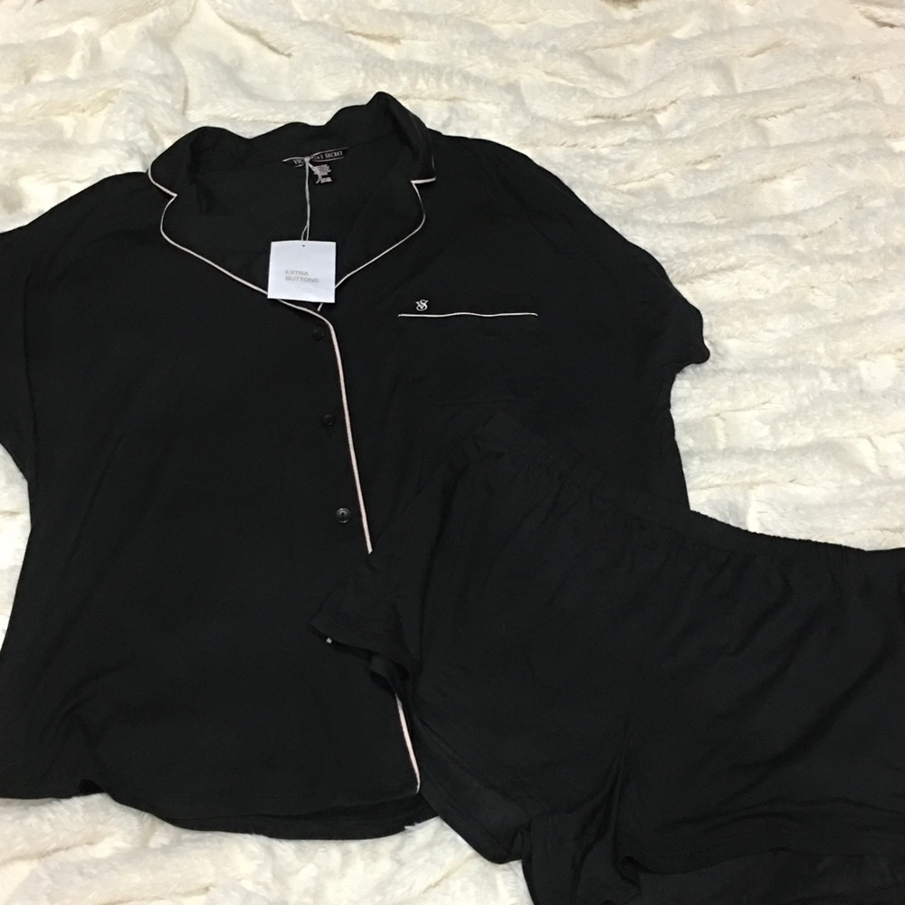 Victoria's Secret sz Small SET Sleep Shirt & Short - Picture 6 of 7