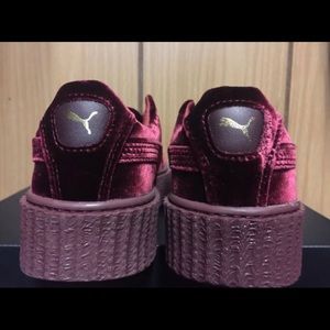 Women's Fenty Puma Red Velvet Creeper PUMAxRIHANNA
