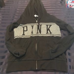 Pink zip up hoodie✨