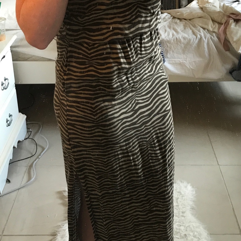 Michael Kors Ready-to-Wear tiger print maxi dress
