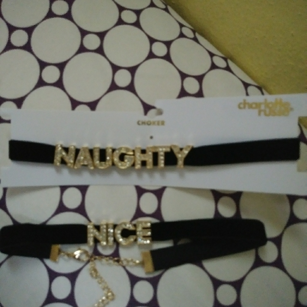2 bundle Choker (naughty & Nice)