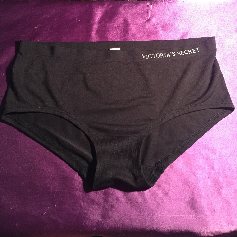 Victoria's Secret black hiphugger/hipster panties